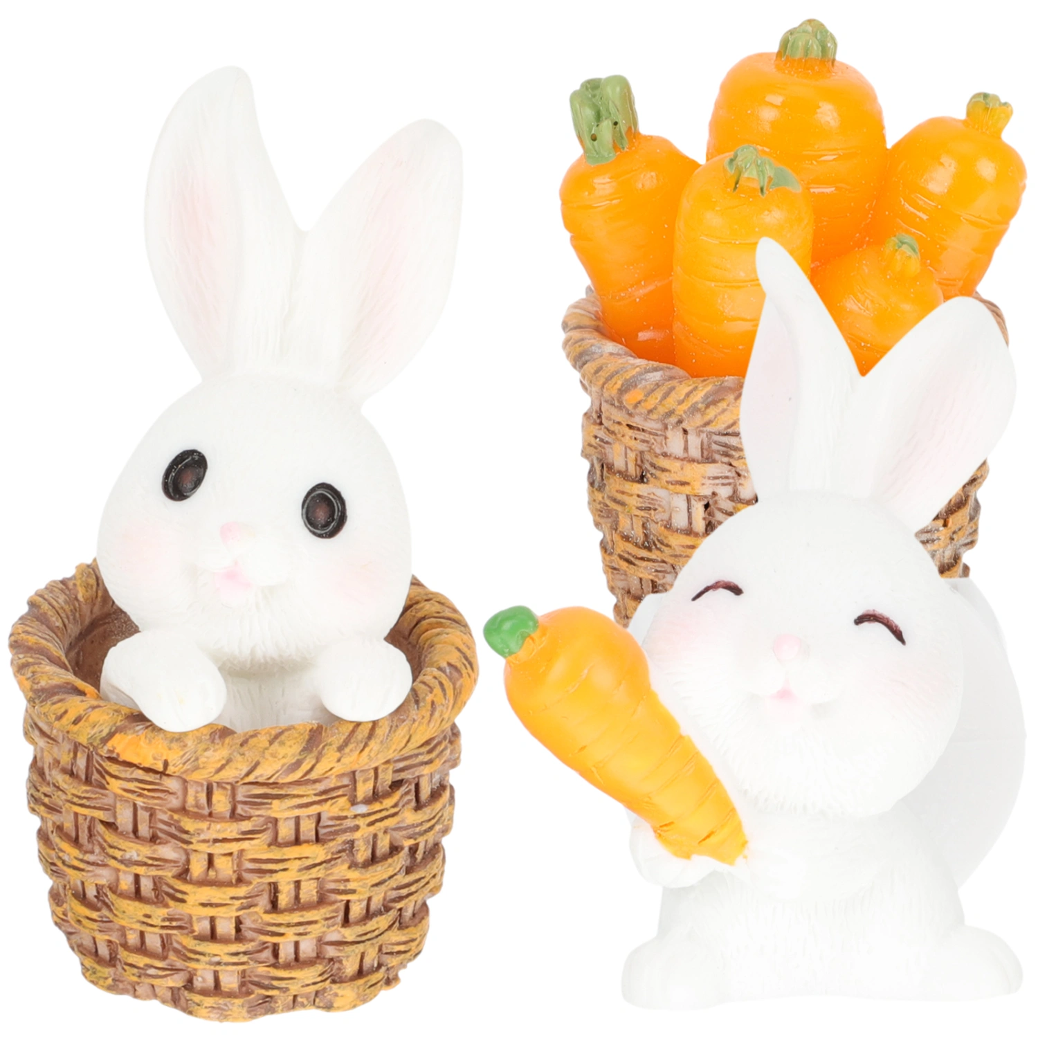 3pcs Car Vent Clip Bunny Carrot Car Air Fresheners Clip Car Interior Decoration