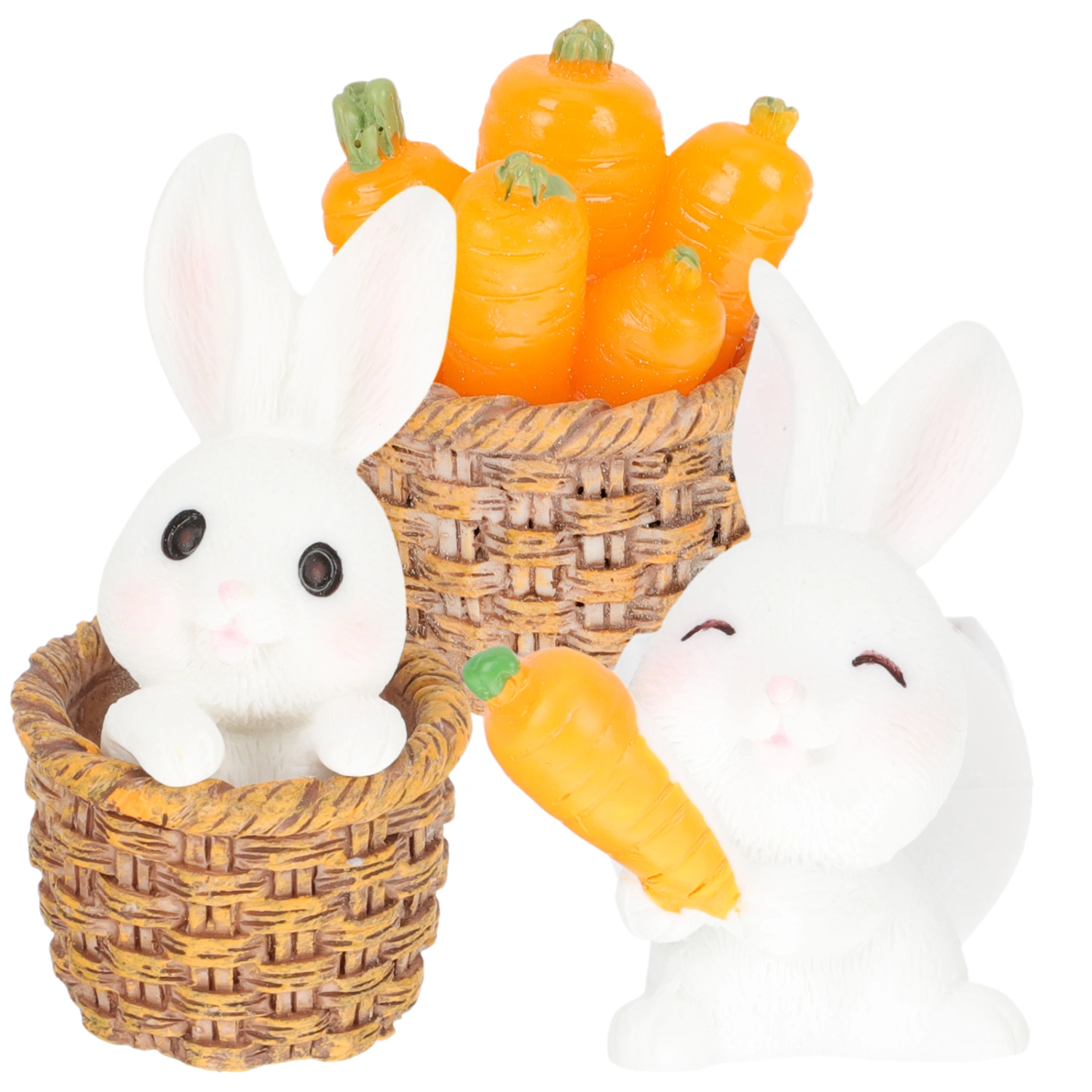 3pcs Car Vent Clip Bunny Carrot Car Air Fresheners Clip Car Interior Decoration