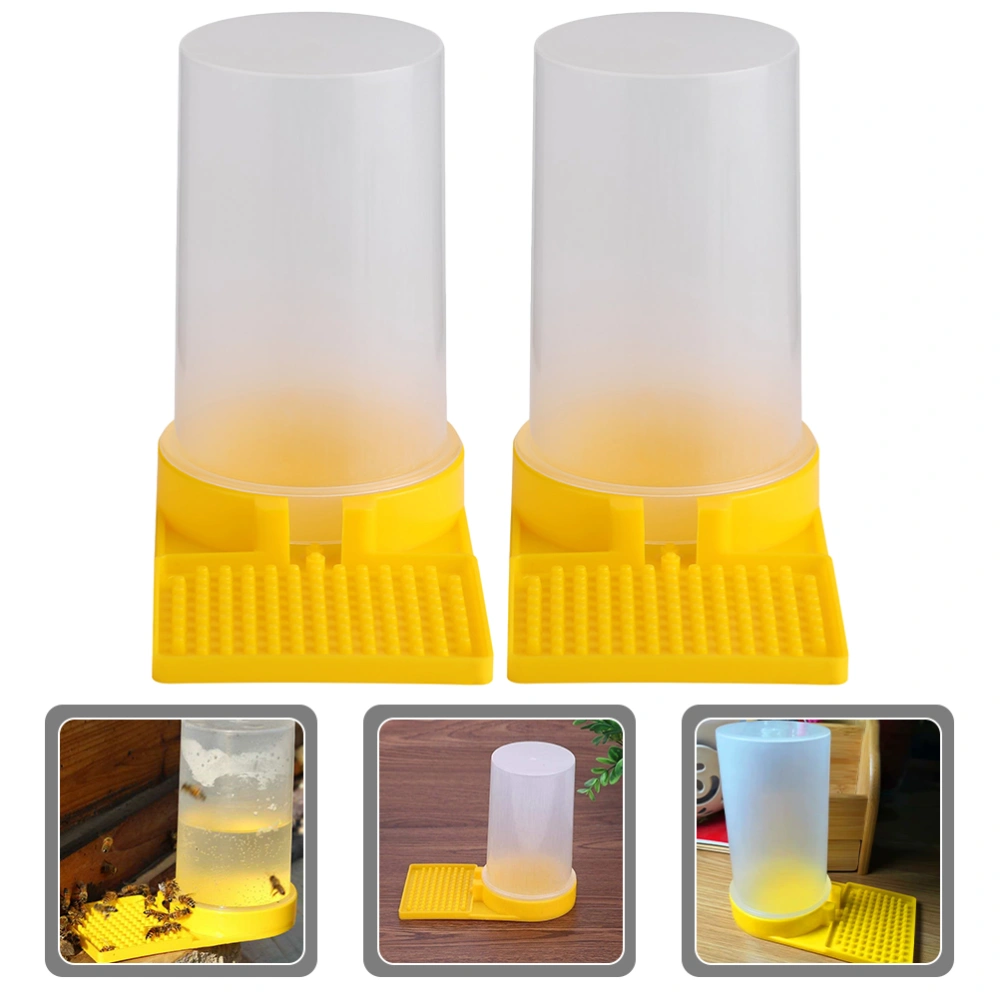 2Pcs Bees Water Feeders Beekeeper Water Dispenser Beehive Watering Tools Hive Tool