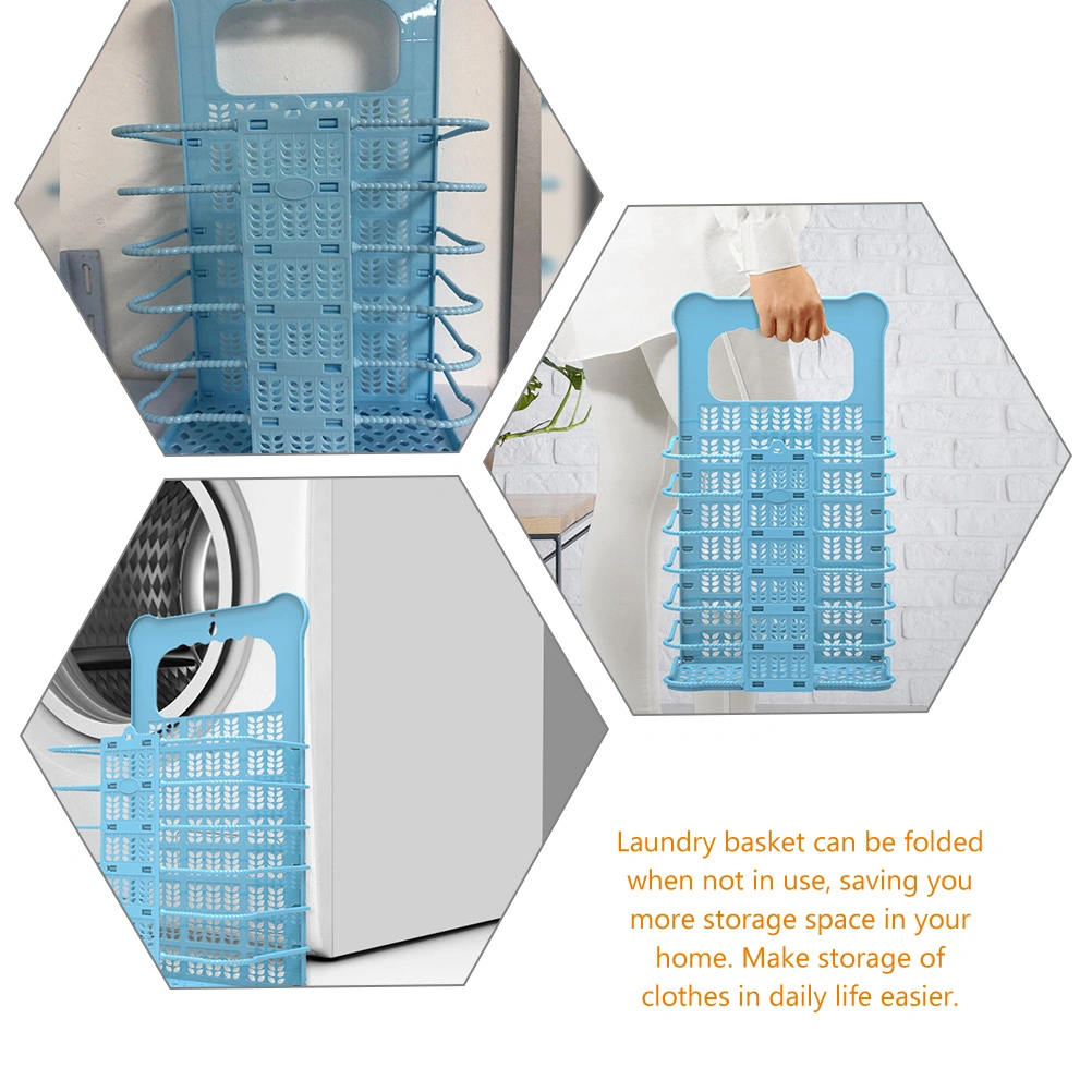 Collapsible Laundry Basket Plastic Laundry Basket Wall Hanging Laundry Basket