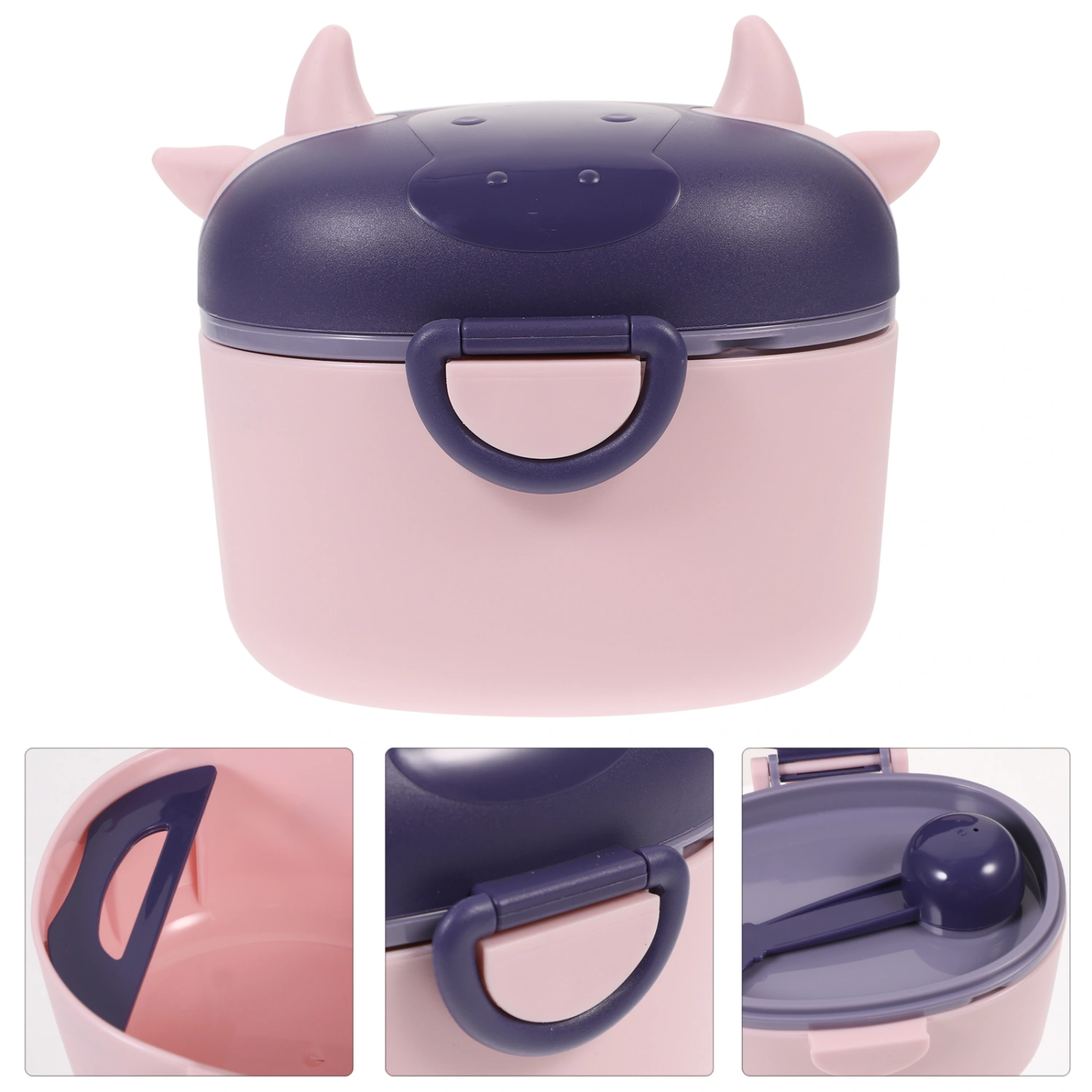 Portable Milk Powder Container Milk Powder Holder with Scoop Infant Snack Box