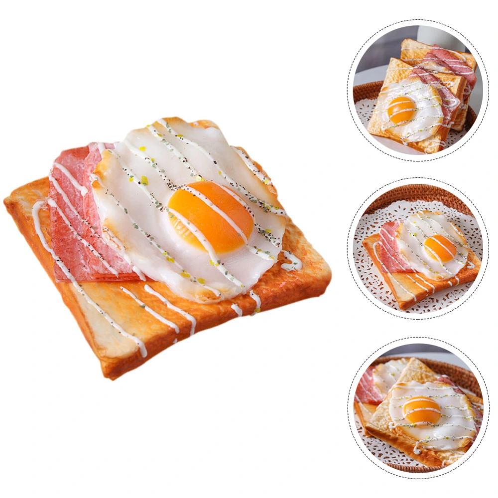 Simulation Bread Adornments PU Toast Model Bakery Bread Model Bakery Decor for Shop