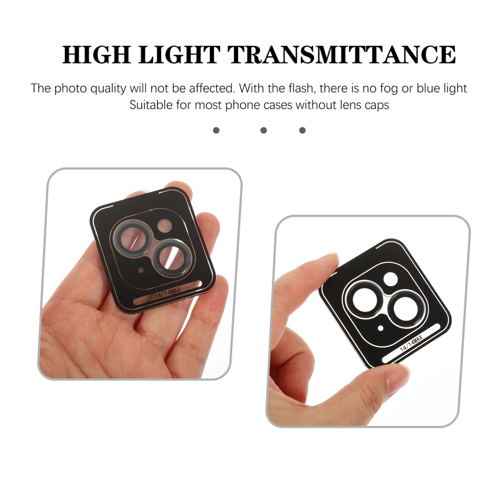 Camera Lens Protector Glass Metal Camera Lens Cover Compatible for iPhone 14/14Plus