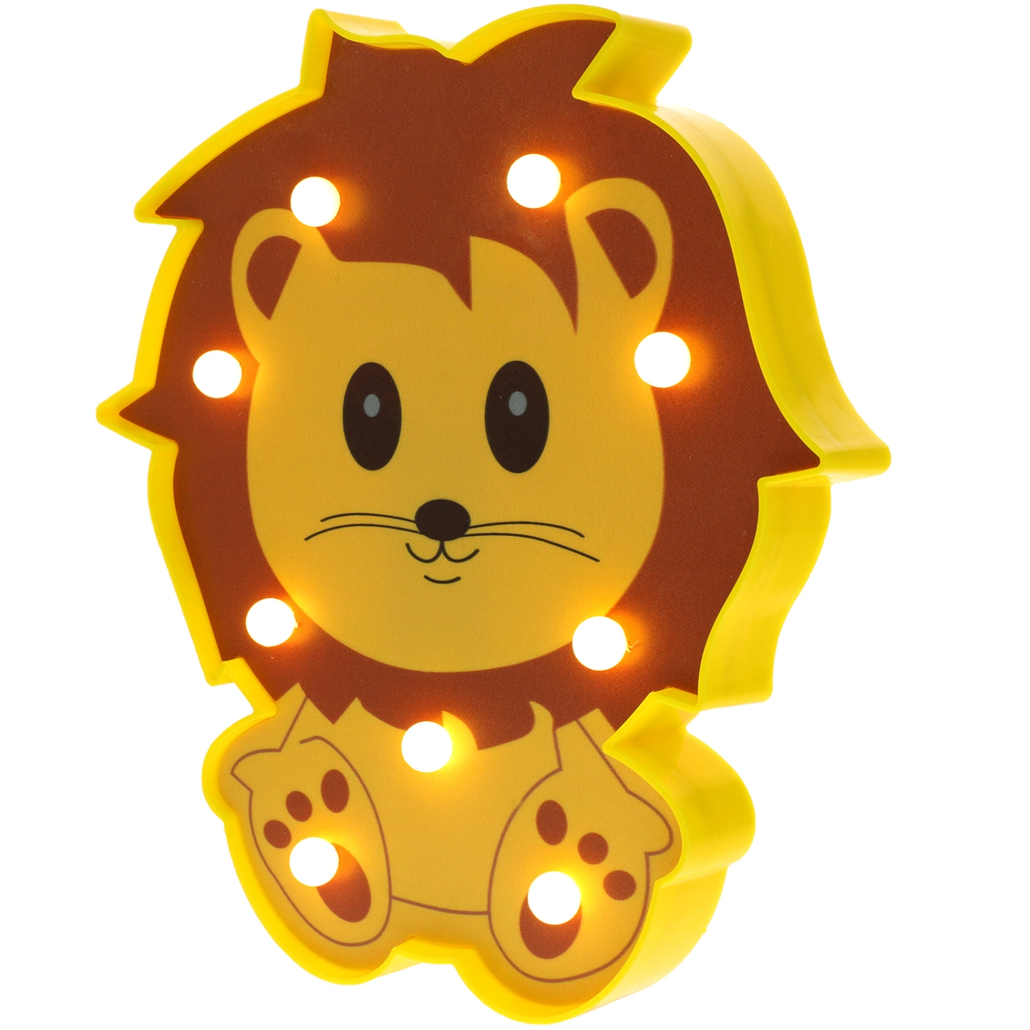 LED Desk Lamp Cartoon Lion Light Decoration Kids Bedroom Table Atmosphere Lamp