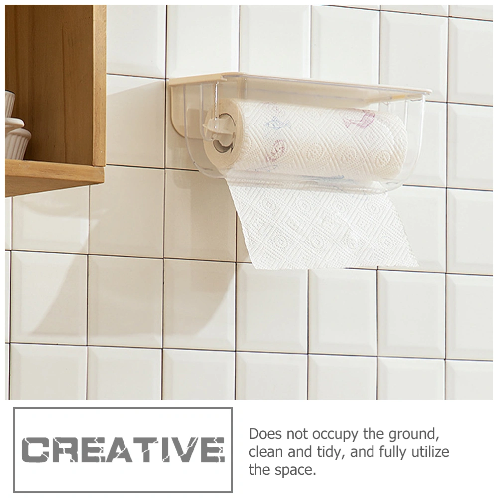 Kitchen Cling Film Towel Rack Under Cabinet Kitchen Paper Stand Paper Holder