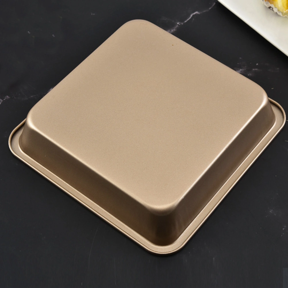 2Pcs Nonstick Square Cake Pan Thick Bread Baking Pan Cookie Baking Pan DIY Cake Pan