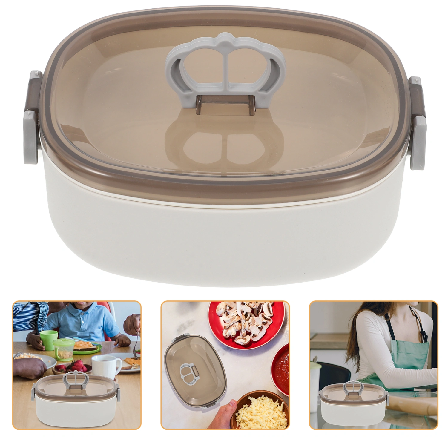 Lunch Box Handheld Bento Box Leakproof Bento Box Food Storage Container Lunch Carrying Box