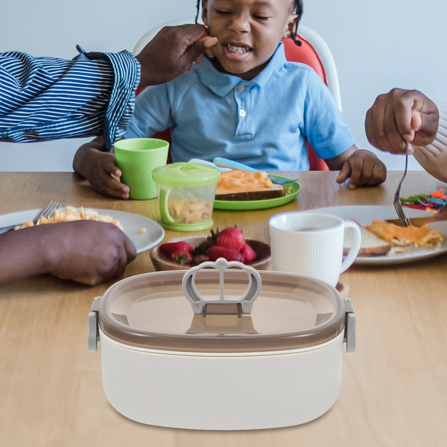 Lunch Box Handheld Bento Box Leakproof Bento Box Food Storage Container Lunch Carrying Box