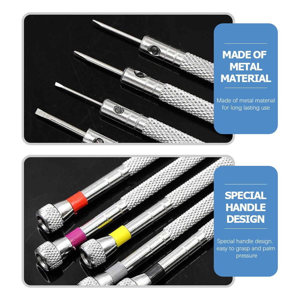 5pcs Precise Screwdrivers Watch Repair Tools Jewelry Screwdrivers Tools for Watchmaker