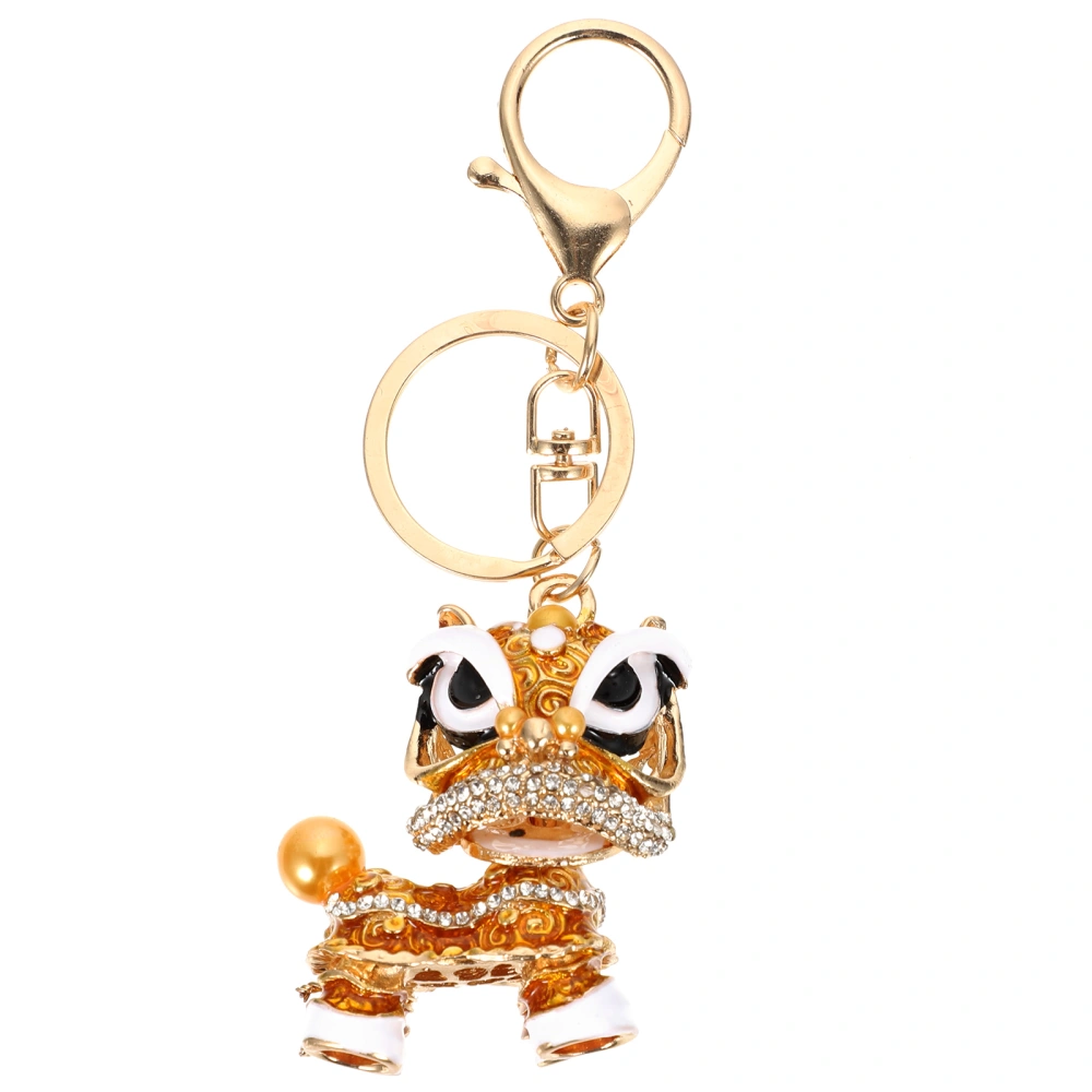 Lion Themed Keychain Chinese Lion Shape Pendant Key Chain Decorative Key Chain