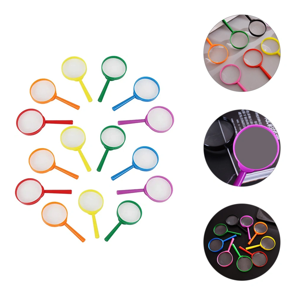 15Pcs Kids Magnifying Glasses Handheld Magnifying Glasses Reading Magnifying Glasses Party Favors