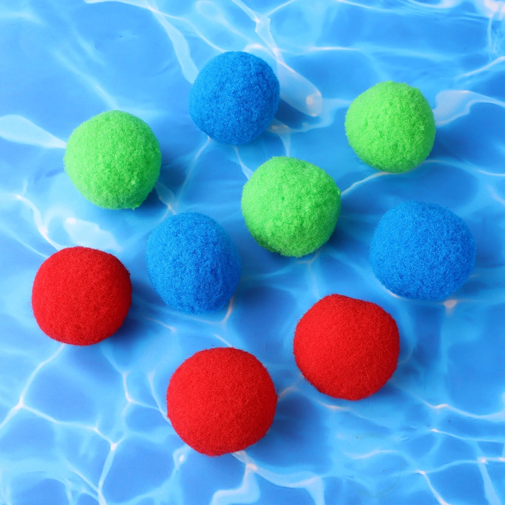 50 Pcs Reusable Water Balls Splash Balls Water Bouncing Balls Absorbent Balls