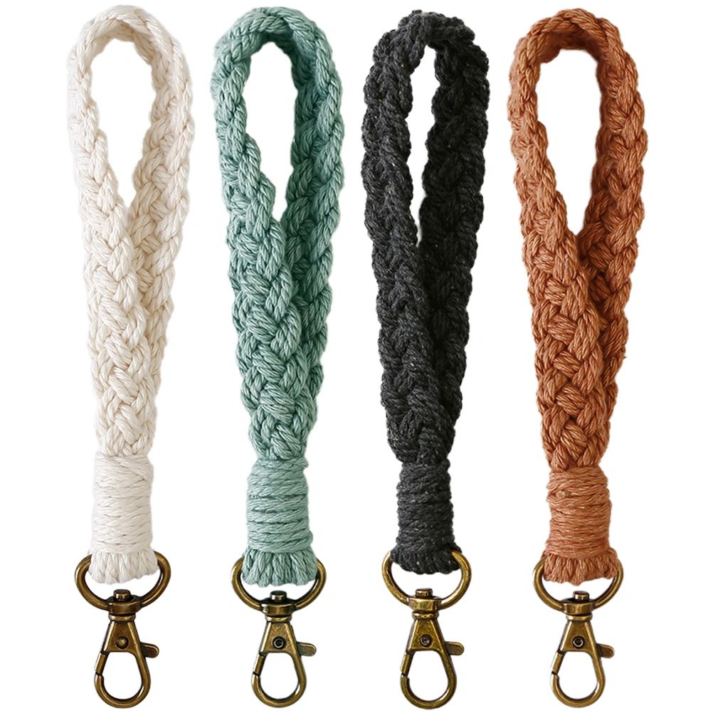 4pcs Wristlet Keychain Wrist Lanyard Keychain Lanyard Key Lanyard for Women