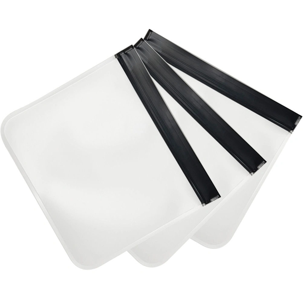 3Pcs Transparent Makeup Bags Travel Cosmetics Bags Portable Makeup Bags