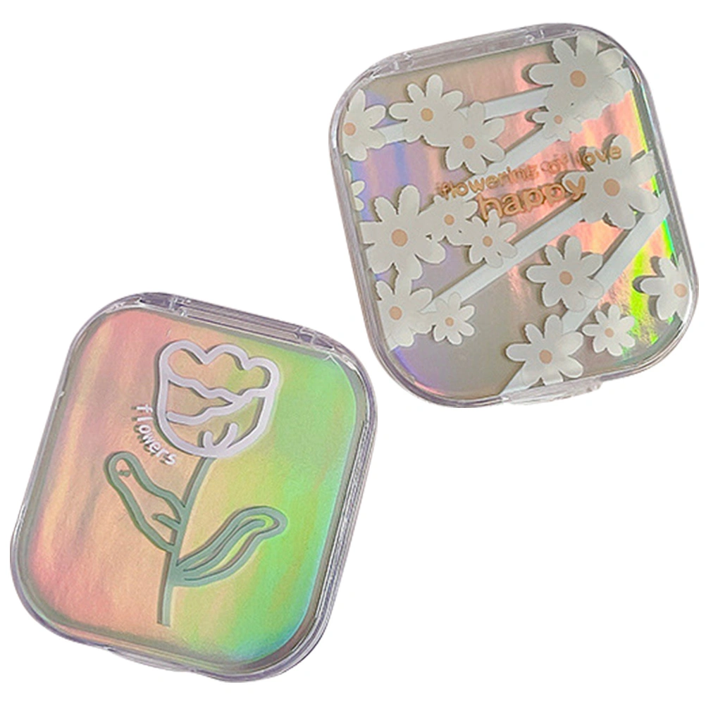 2Pcs Portable Contacts Cases Convenient Contacts Boxes Household Contacts Holders