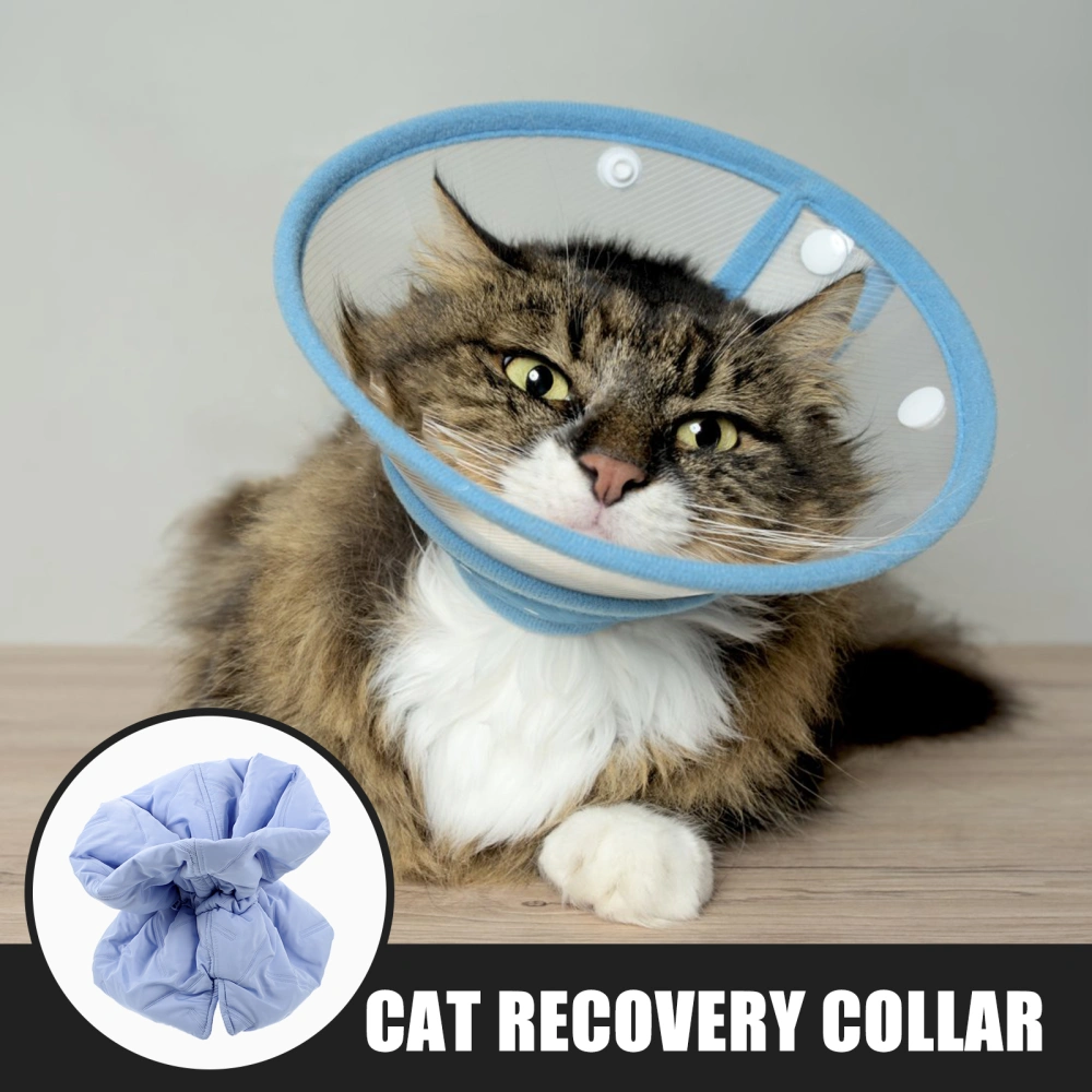 Anti-licking Cat Collar Adjustable Cat Collar After Surgery Cat Cone Cat Recovery Collar