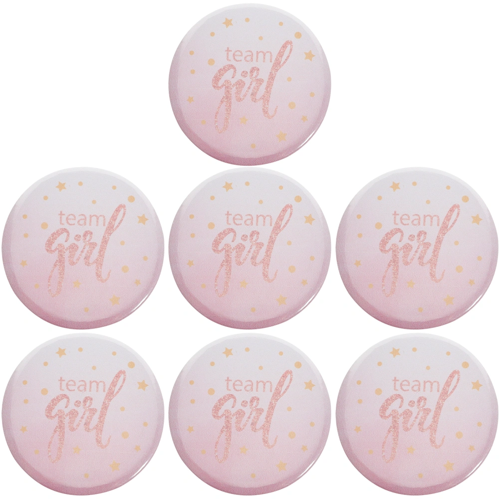 50Pcs Girl Badges Pin Birthday Pin Birthday Party Badge Photo Props Birthday Party Favors