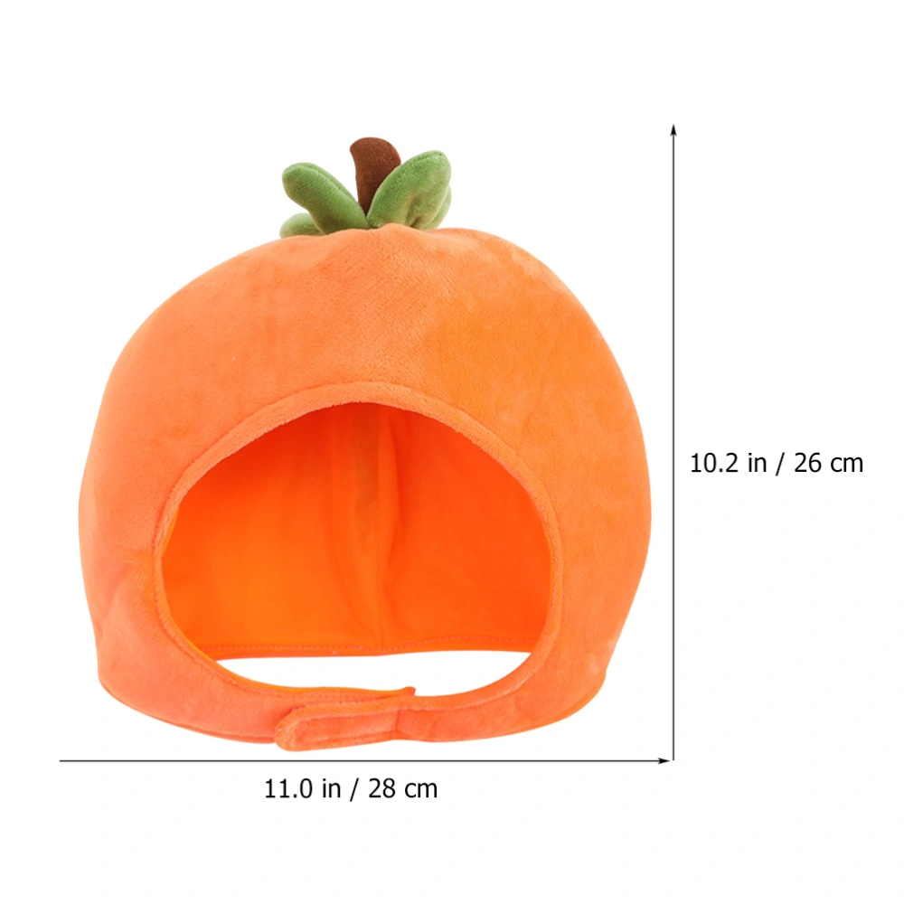 Funny Hat Persimmon Hat Carnival Costume Accessory Party Hat Prop Festive Headgear