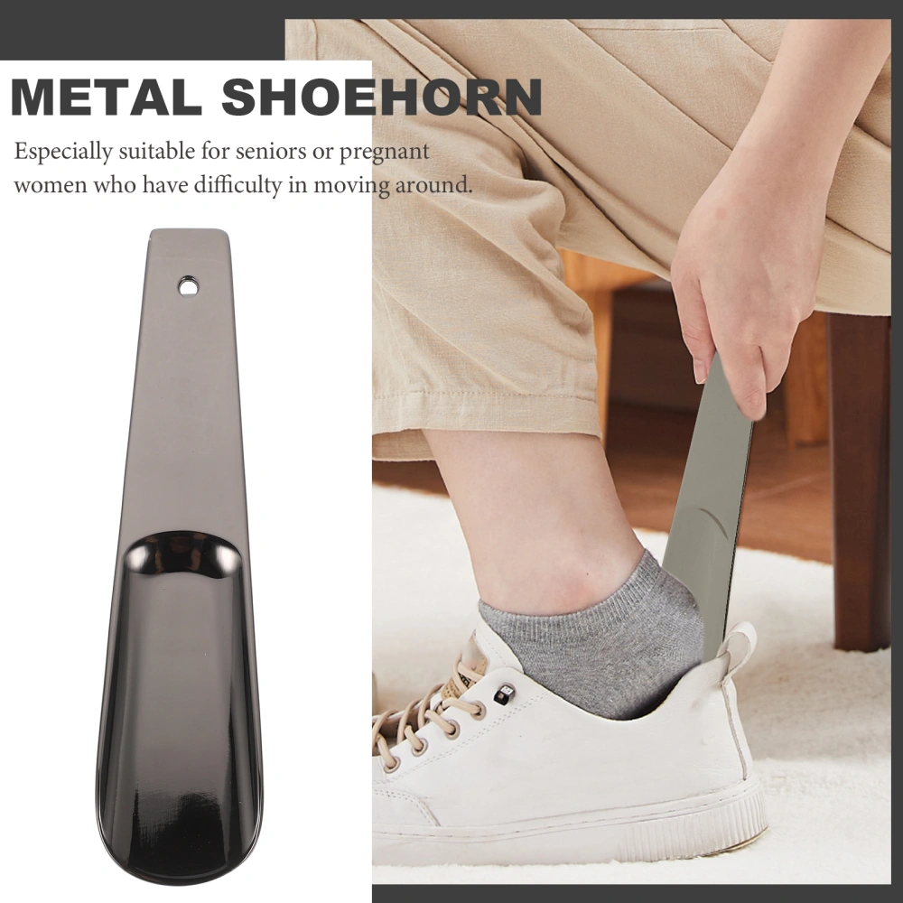 Zinc Alloy Shoe Horn Portable Shoe Horn Metal Shoe Horn Boots Shoe Horn Auxiliary Shoe Lifter