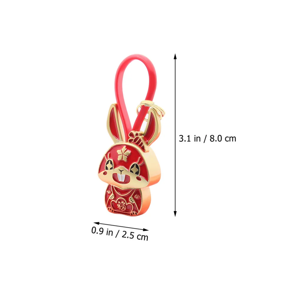 Metal Rabbit Pendant Vintage Pendant Rabbit  DIY Charm for Car Key Chain