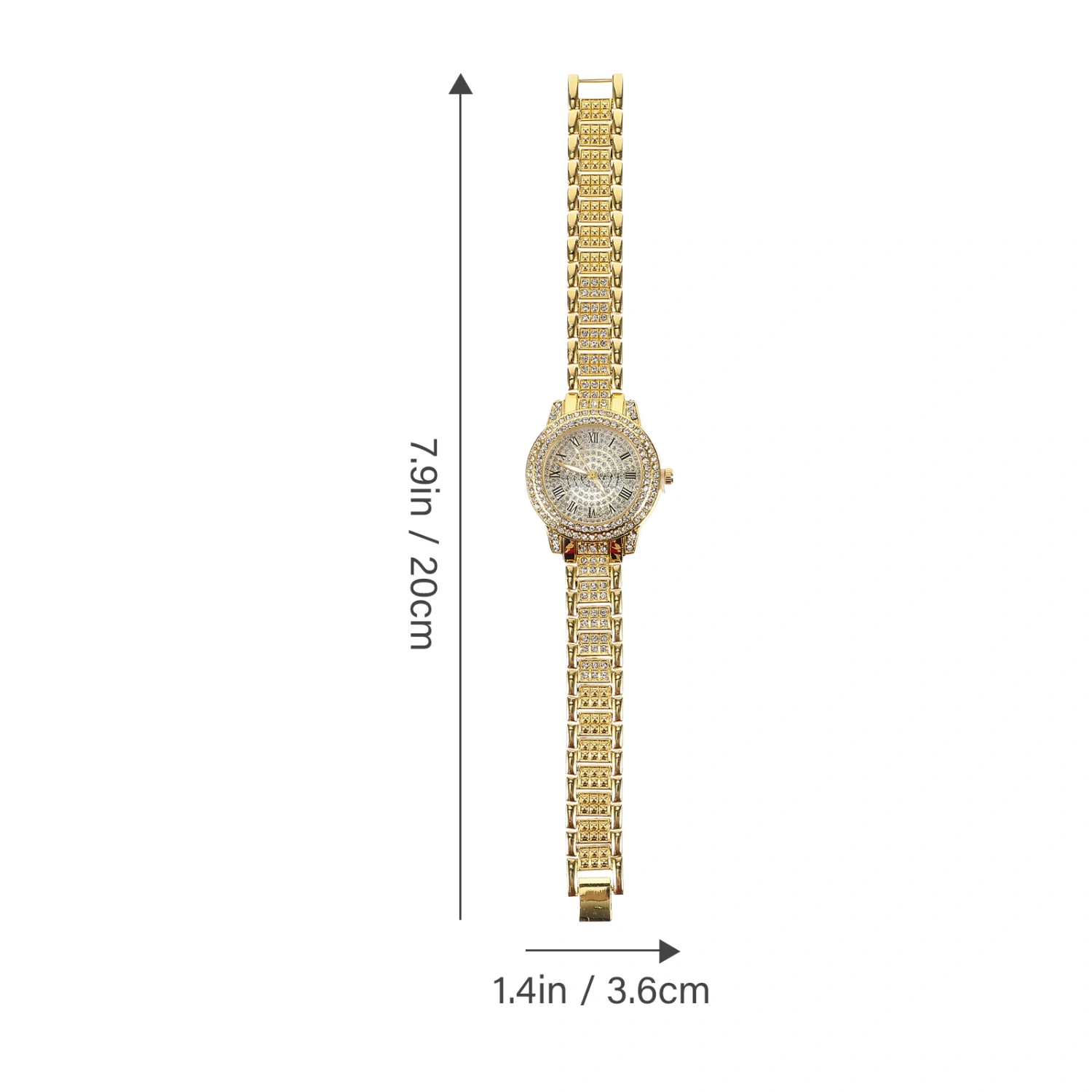 Delicate Watch Men Watch Diamonds Watch Wristband Portable Business Men Watch
