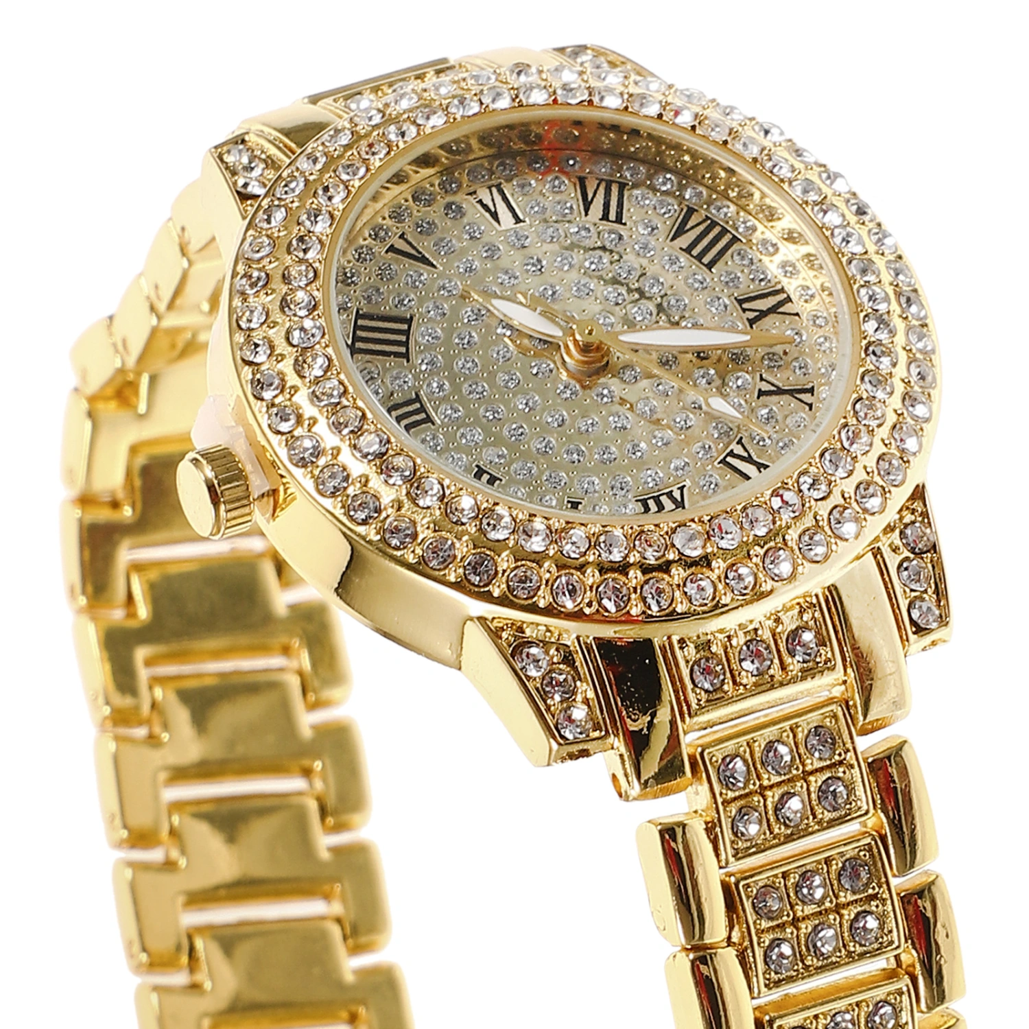 Delicate Watch Men Watch Diamonds Watch Wristband Portable Business Men Watch