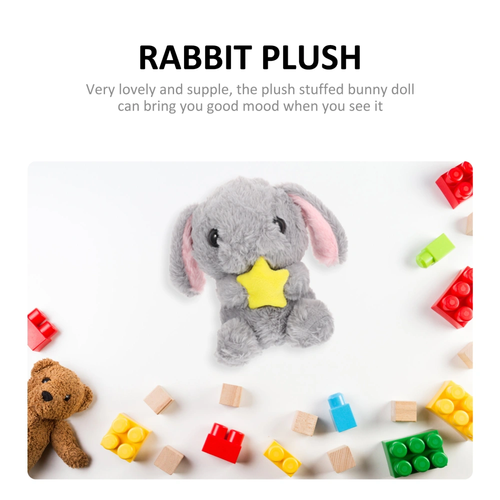 Stuffed Rabbit Doll Toy Adorable Plush Bunny Toy Cartoon Bunny Doll for Kids