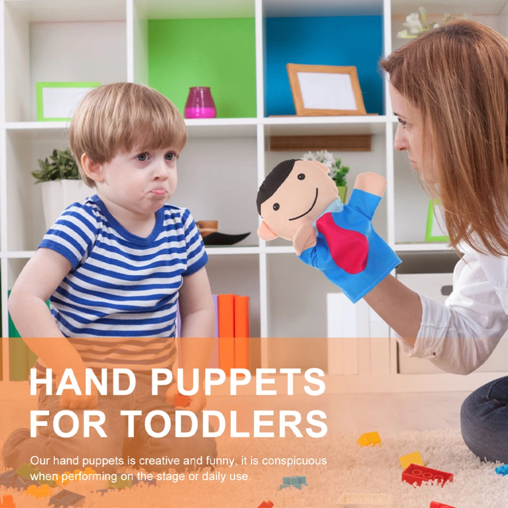 Family Members Hand Puppet Educational Building Puppet Plaything Kids Birthday Gift (Father)