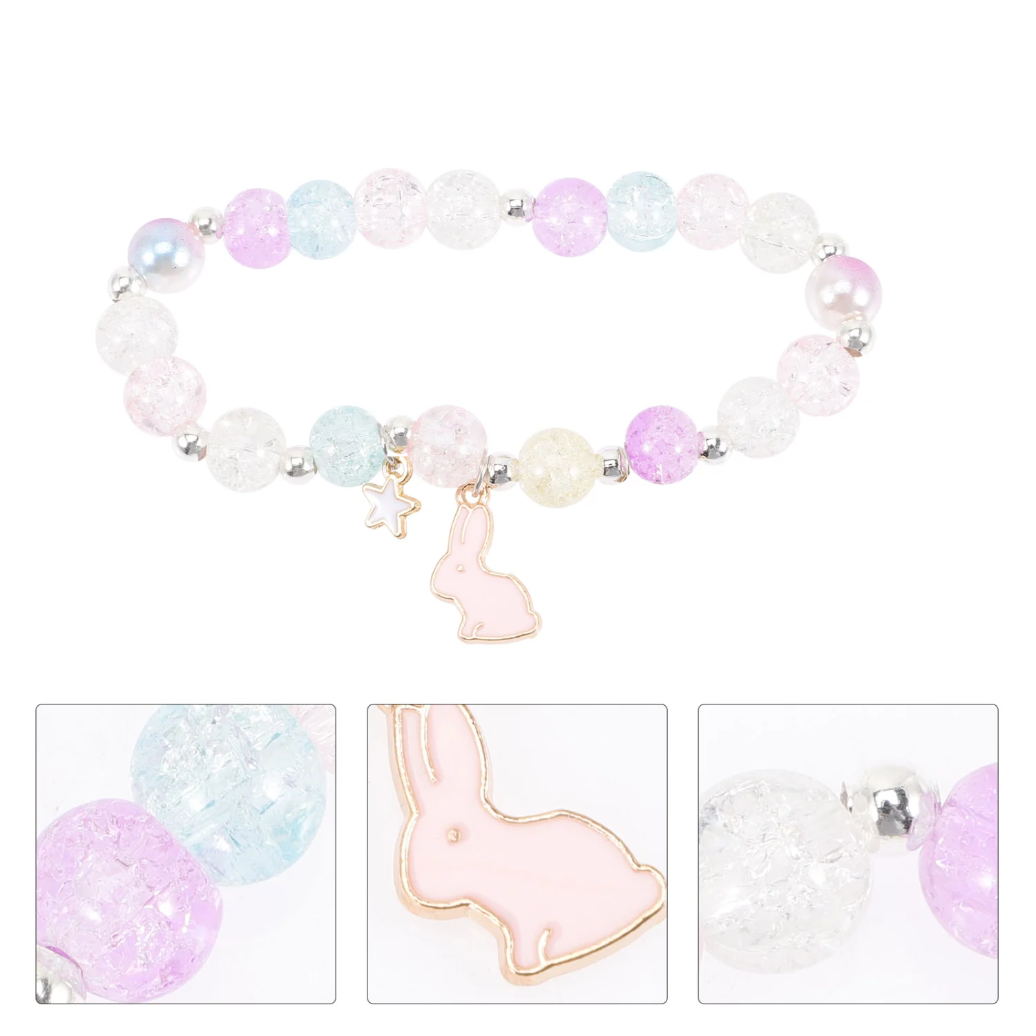 Bunny Bracelet Girls Crystal Beads Bracelet Girls Bracelet Gift Friendship Gift