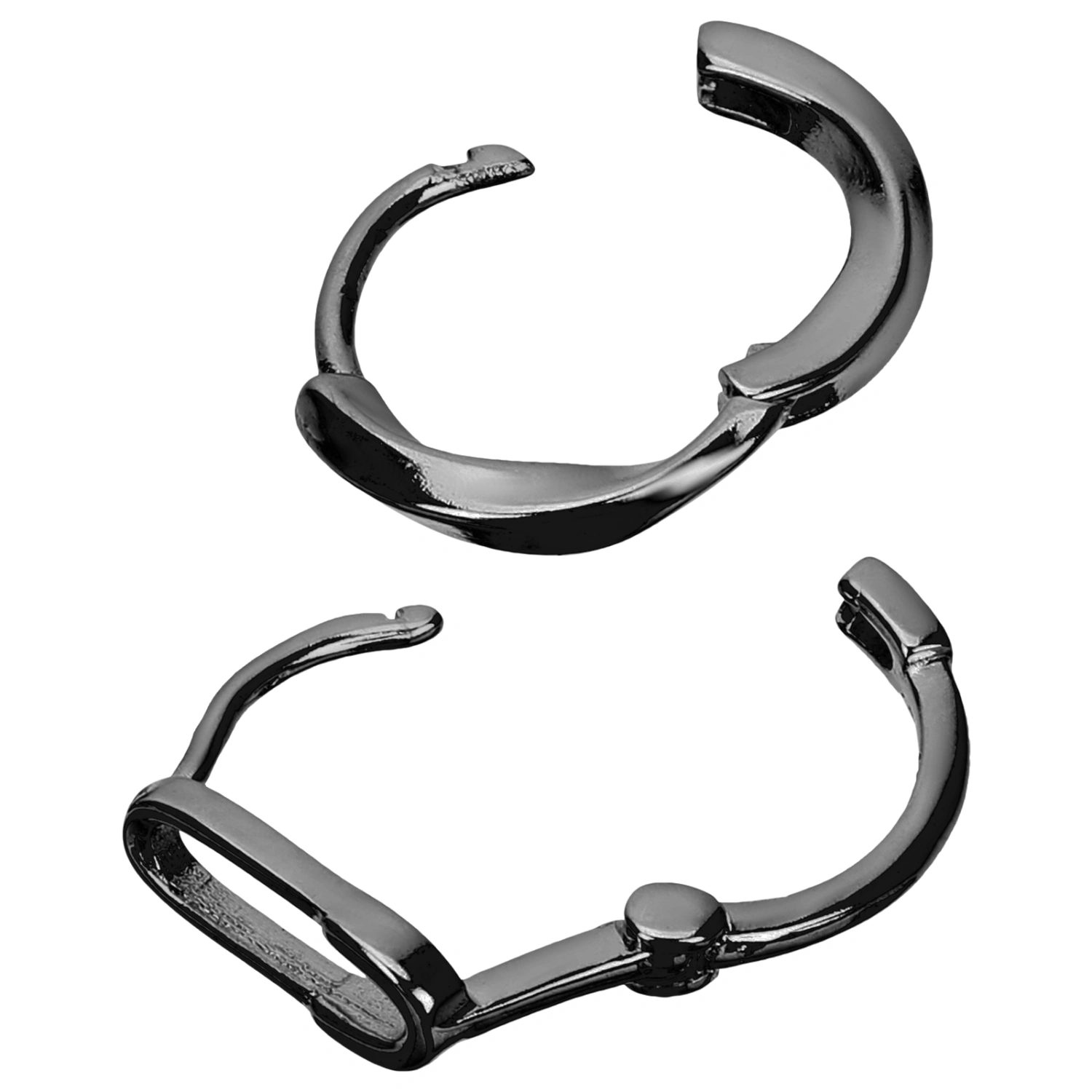 1 Pair Safety Pin Earrings Paper Clip Earrings Mini Ear Jewelries for Men Women