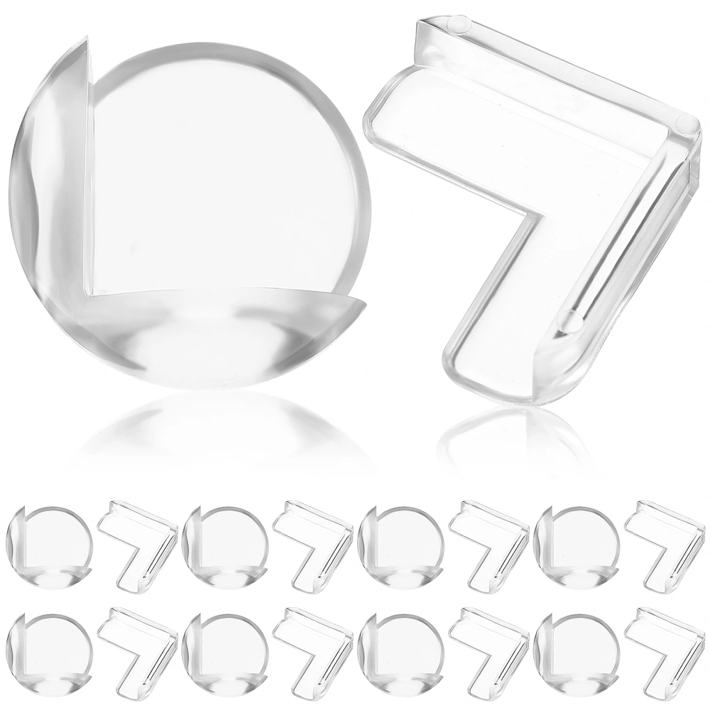 20 Pcs Corner Guards Clear Corner Protectors Furniture Corner Cover for Baby Toddlers