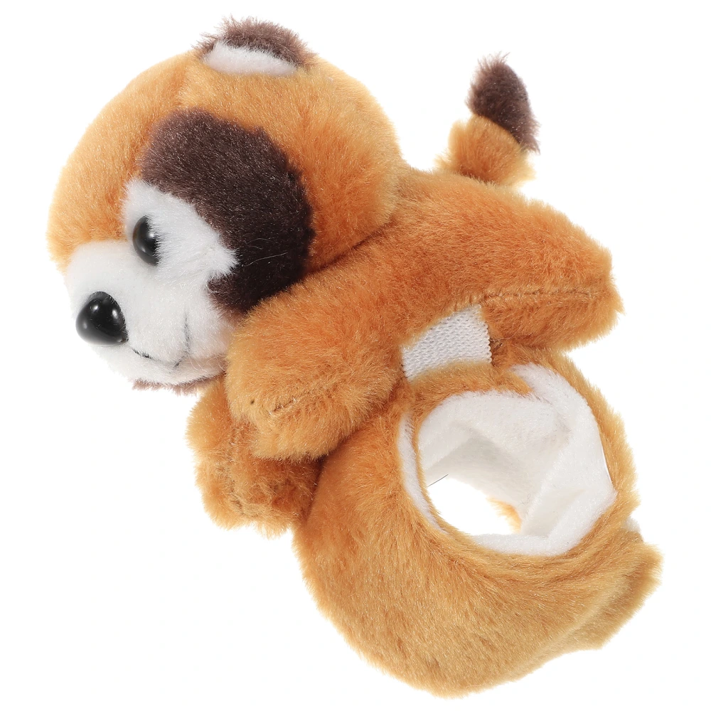 Kids Slap Bracelet Plush Raccoon Slap Stuffed Animal Wristband Slap Band Party Favor