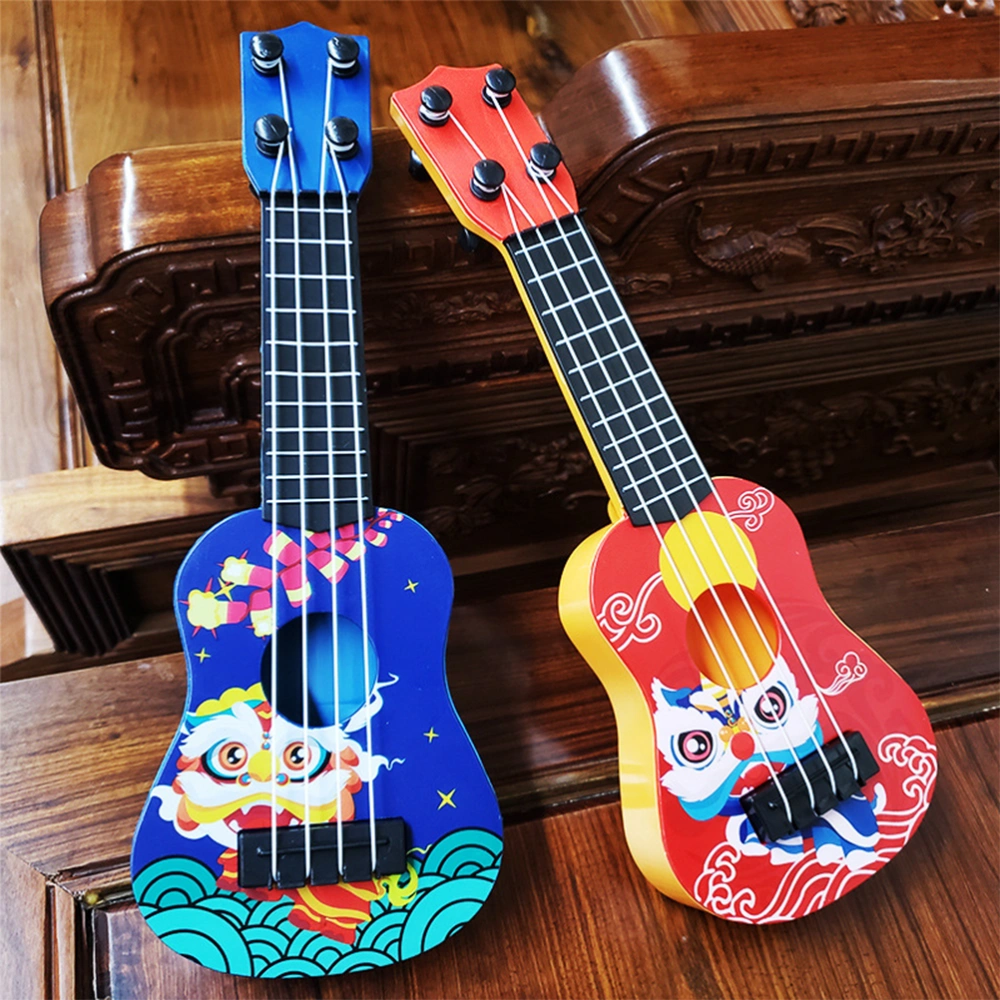 Guitar Ukulele Decor Photography Props Mini Guitar Ukulele Toy Guitar Ukulele Model Decor