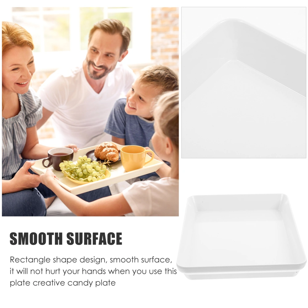 Rectangle Serving Plate Thickened Food Dish Food Serving Plate Household Snack Plate