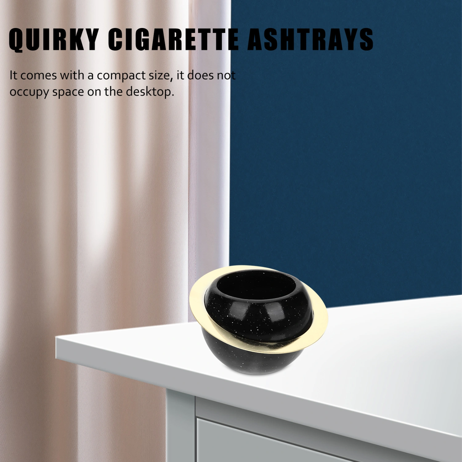 Nordic Style Ash Holder Ceramic Planet Ash Tray Ceramic Ashtray Tabletop Ornament