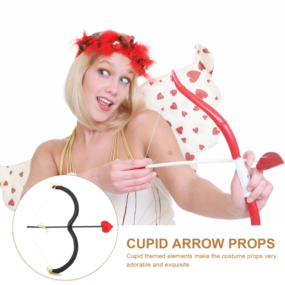 1 Set Cupid Arrow Bow Valentine Cupid Costume Cupid Cosplay Prop Party Supply