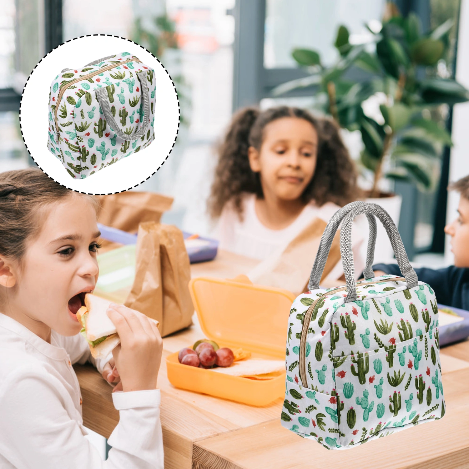 Lunch Storage Bag Food Insulation Pouch Reusable Bento Box Bag Lunch Box Holder