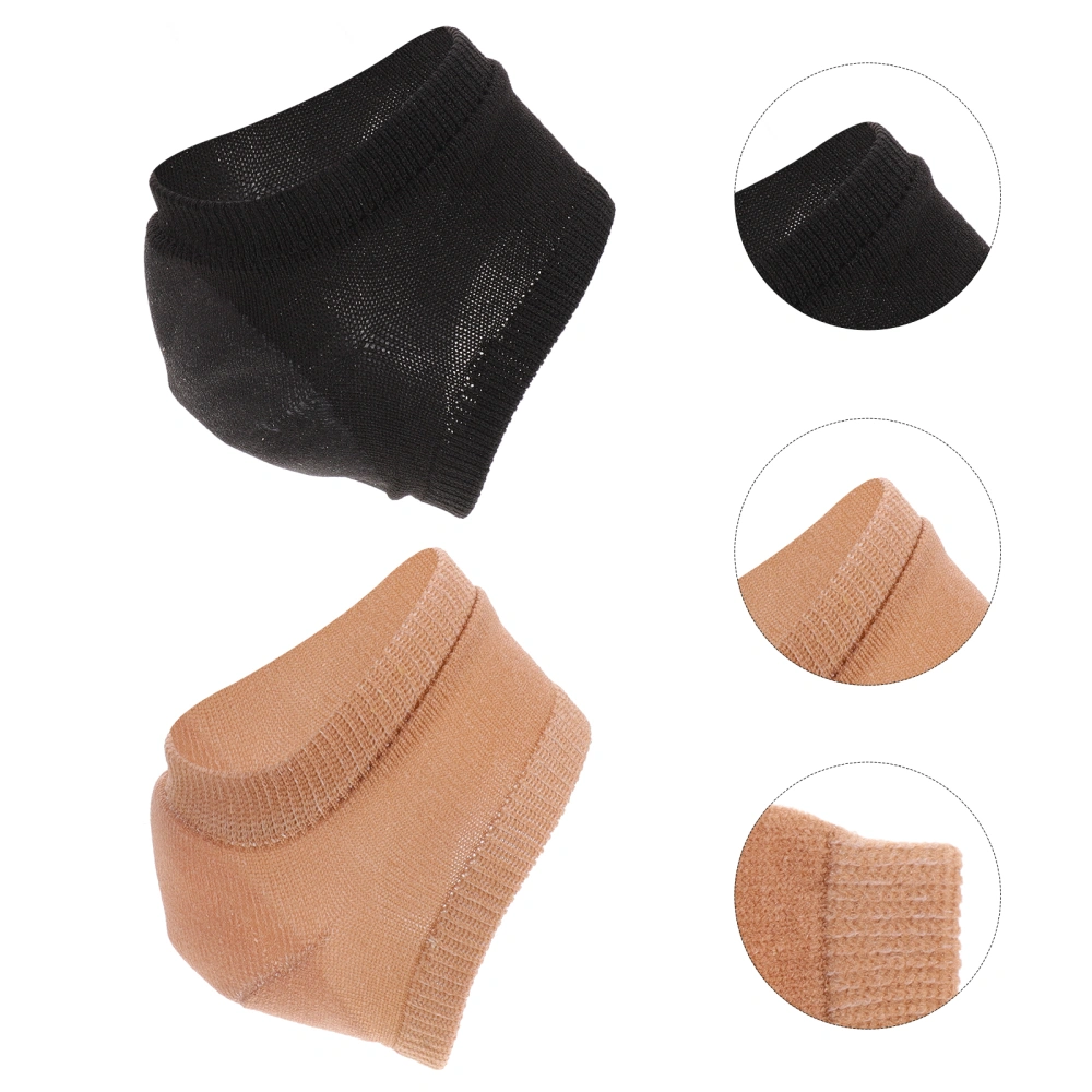 2 Pairs of Portable Heel Protectors Convenient Heel Sleeves Comfortable Foot Supports