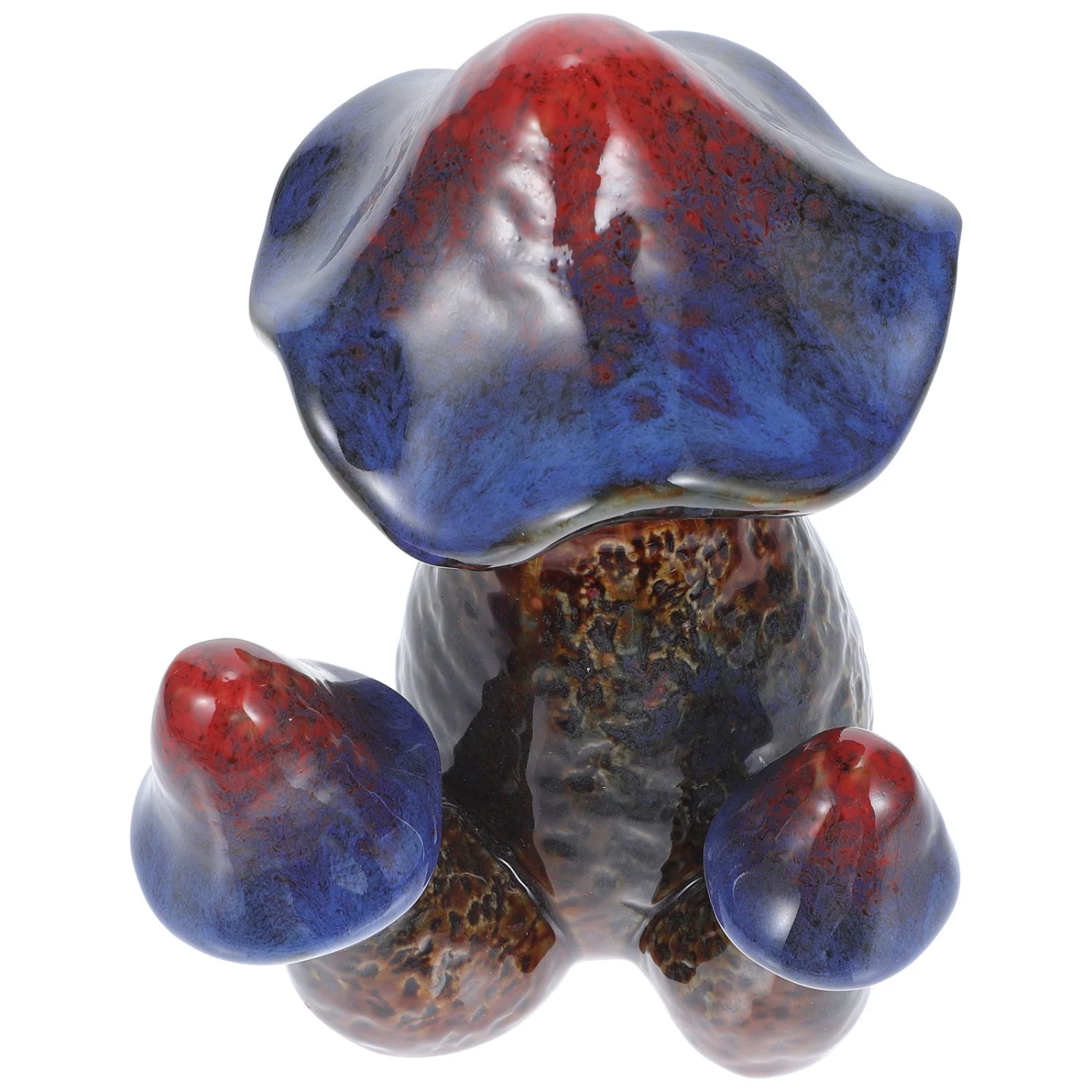 Vivid Outdoor Garden Mushroom Decoration Home Desktop Mushroom Model Decor Realistic Fake Mushroom