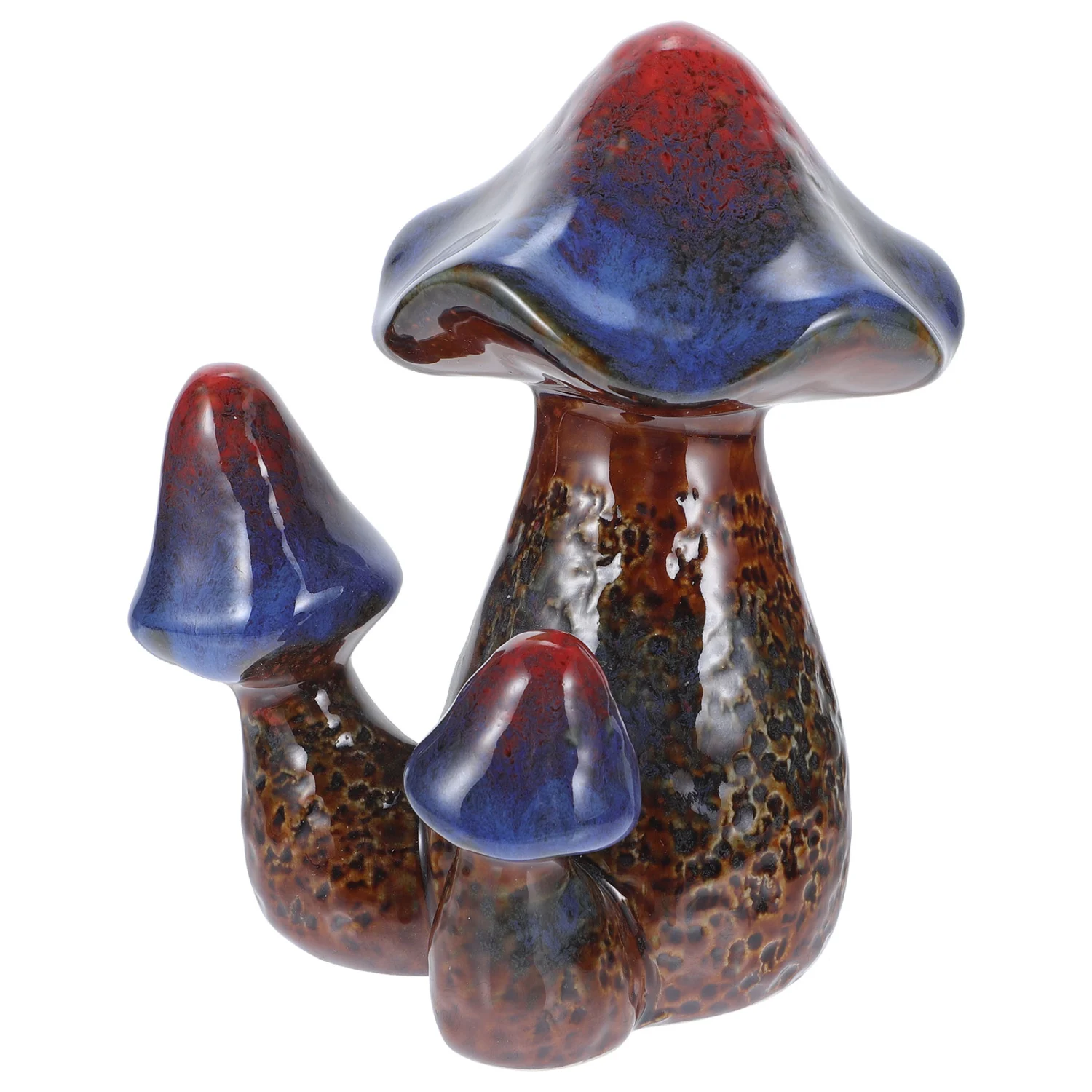 Vivid Outdoor Garden Mushroom Decoration Home Desktop Mushroom Model Decor Realistic Fake Mushroom