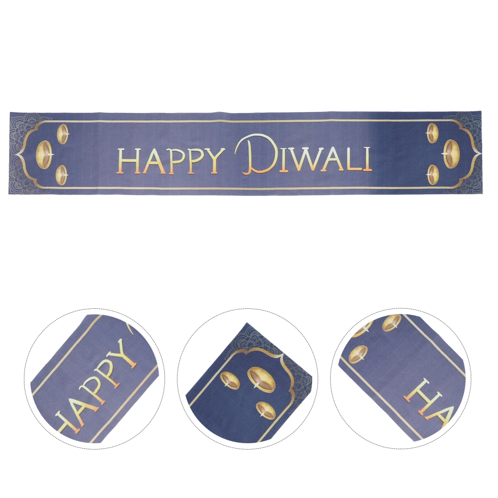 Happy Diwali Table Runner Dining Table Decoration Festival Table Decoration