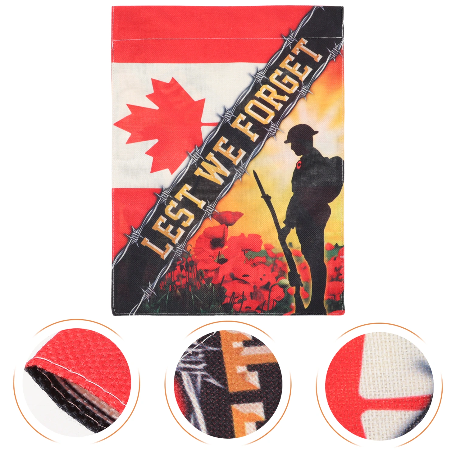2pcs Patriotic Garden Flag Veterans Memorial Day Garden Flag Garden Yard Banner Flag