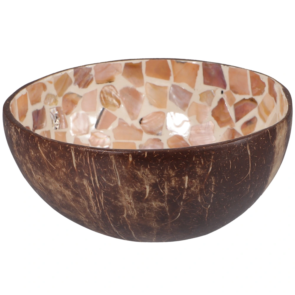 Coconuts Shell Bowl Decorative Salad Bowl Natural Coconuts Shell Food Bowl Storage Container