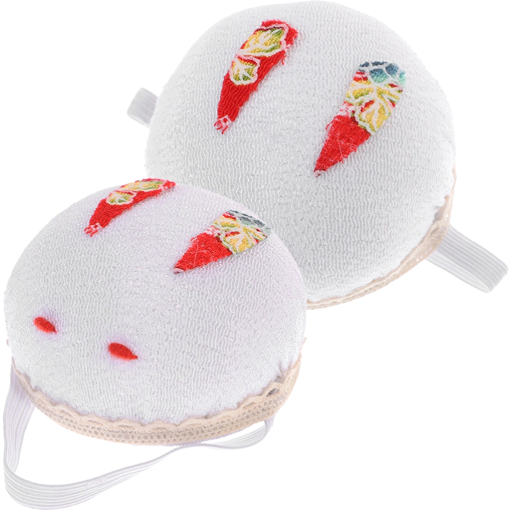 2Pcs Wrist Pin Cushion Adorable Pin Cushion Needle Wrist Pin Cushion for Needlework Sewing