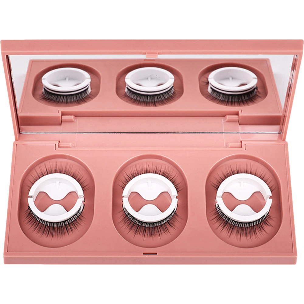 3 Pairs of Fake Eyelashes Fluffy Eyelashes Extensions Women False Eyelashes Makeup Accessories