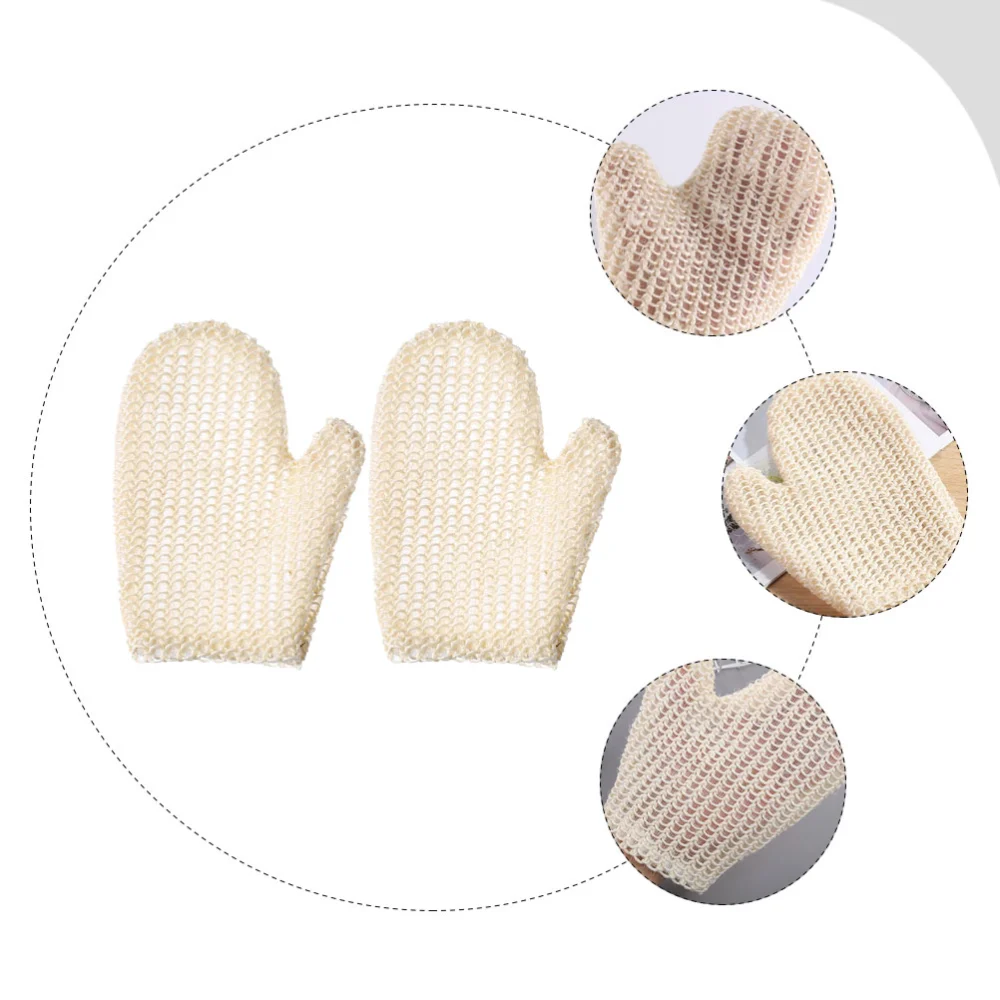 2pcs Exfoliating Scrubber Honeycomb Body Scrubber Exfoliating Glove for Body Shower