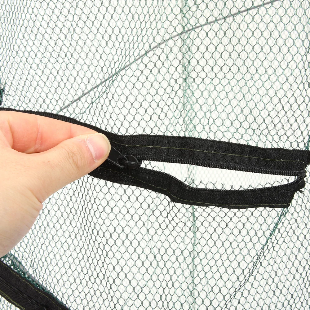 Foldable Fishing Storage Cage Nylon Fishing Net Cage Shrimp Catcher Net