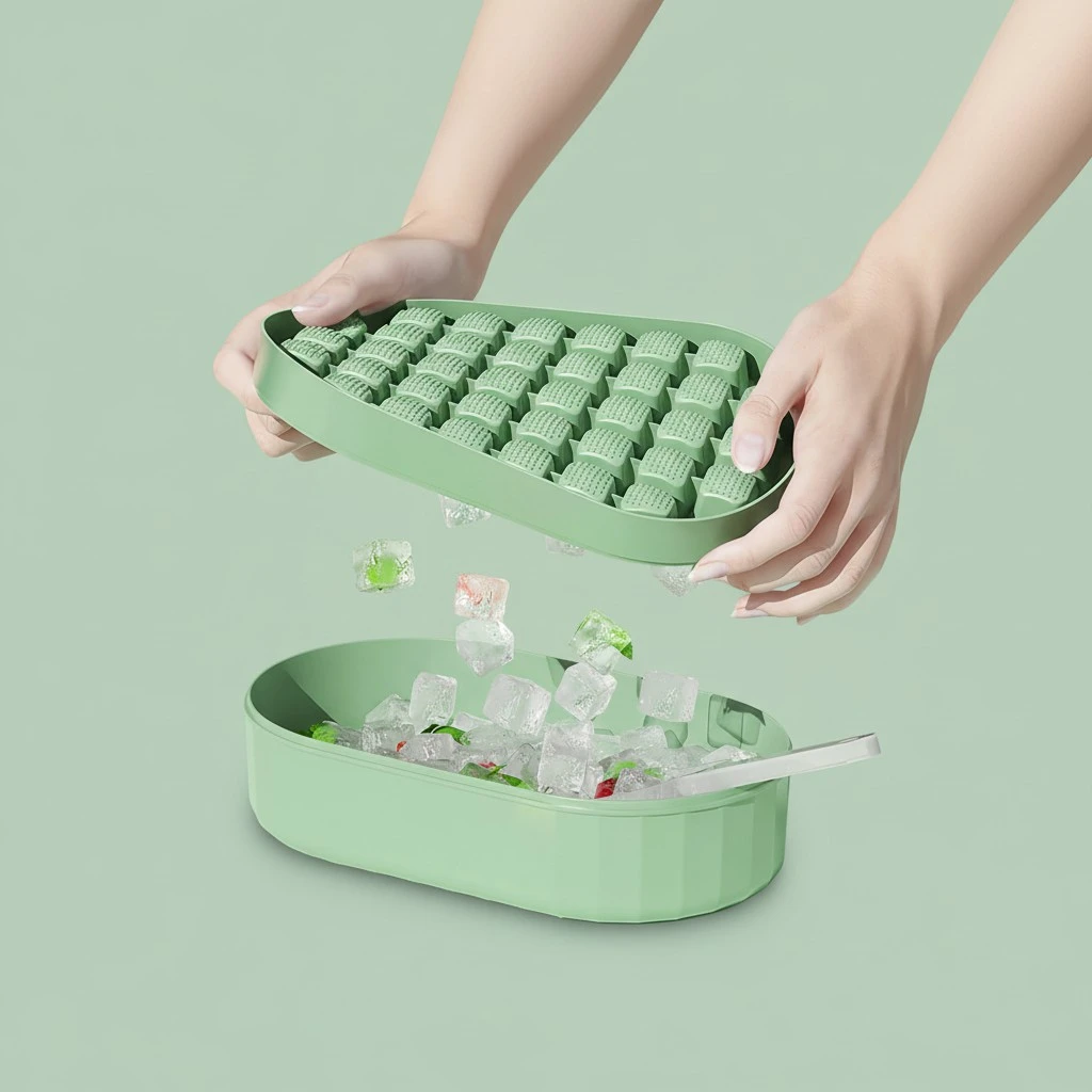 1 Set of Household Ice Mold Ice Tray for Freezer Ice Cube Making Mold Ice Maker Convenient Ice Mold