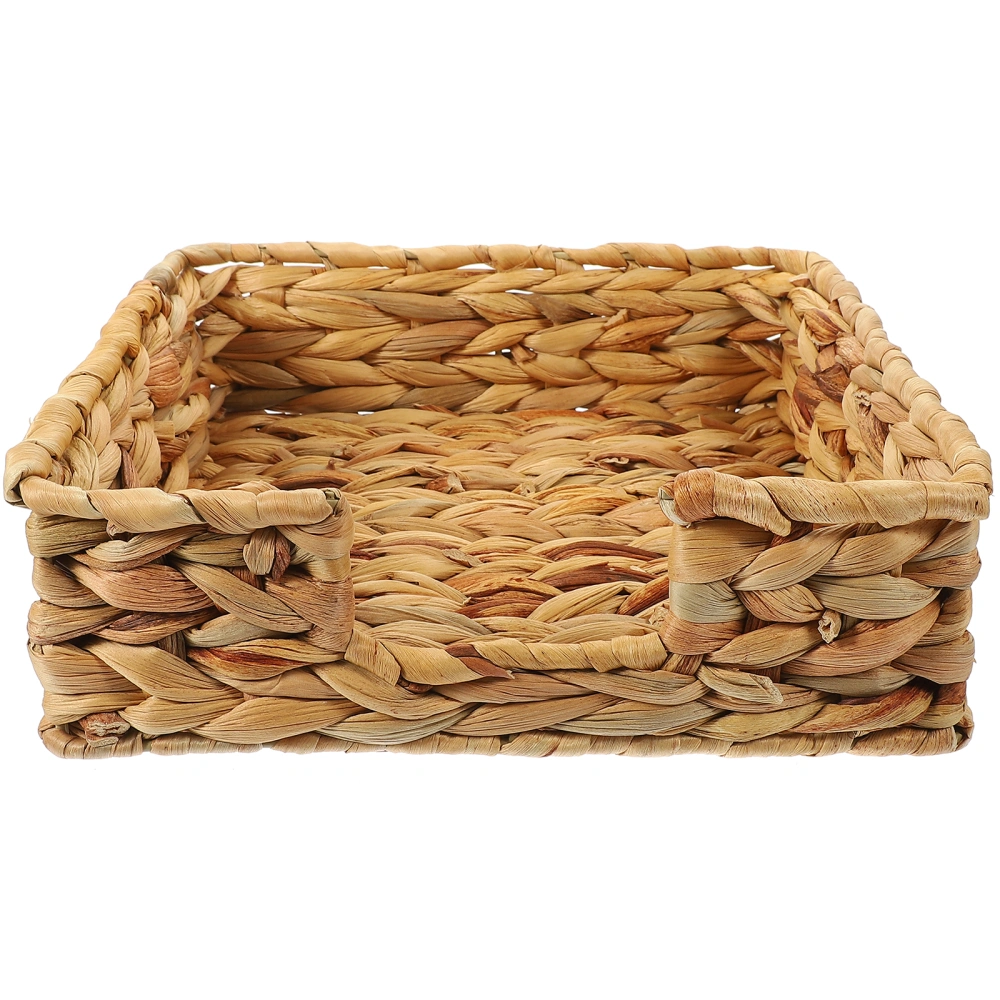 Woven Storage Baskets Woven Tabletop Serving Basket Decorative Tissue Basket