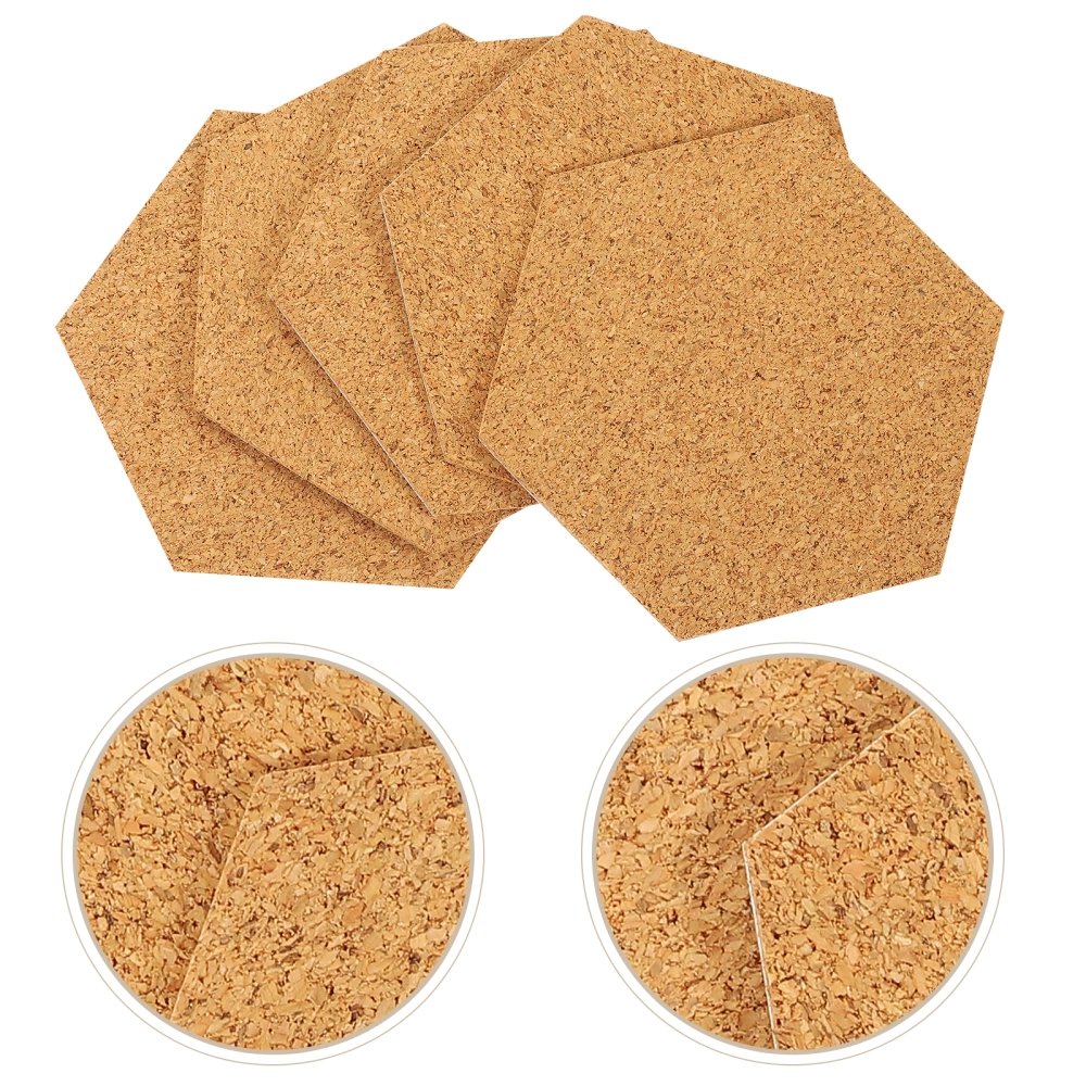 80Pcs Self-Adhesive Cork Coasters Cork Backing Sheets for Wall Decoration Craft Projects